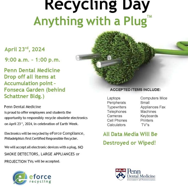 eWaste Collection Event @ Penn Dental Medicine