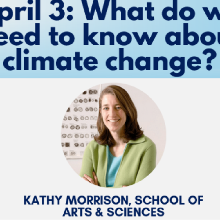 Climate 101 Flyer for April