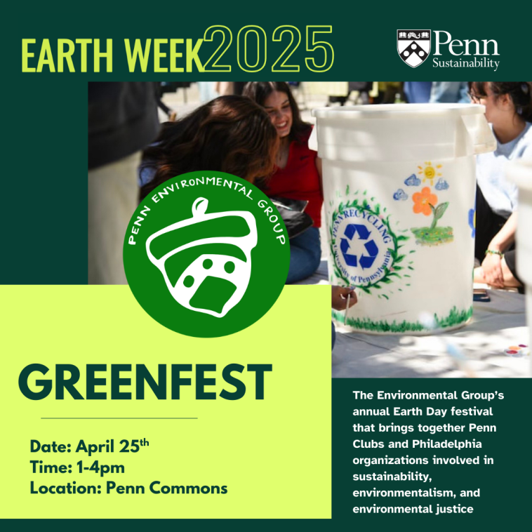 Poster for GreenFest 2025