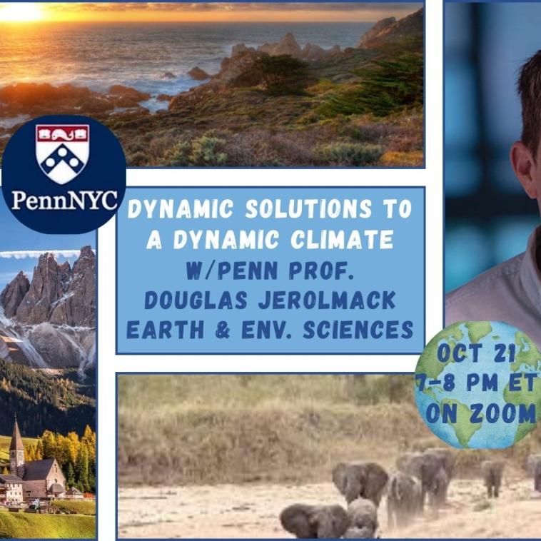 Landscapes and headshot of Douglas Jerolmack